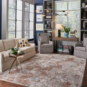 Area Rug in living room | Birons Flooring Inc