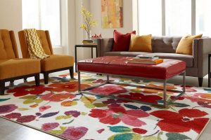 Floral Area Rug | Birons Flooring Inc
