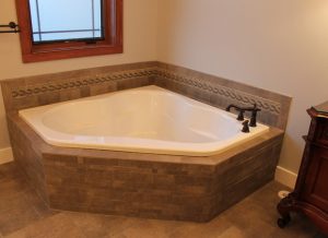 decorative-tile-soaker-tub | Birons Flooring Inc
