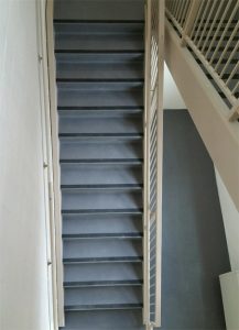 Corporate-office-stairwell | Birons Flooring Inc