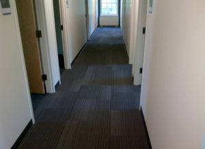corporate-carpet-office-hallway | Birons Flooring Inc